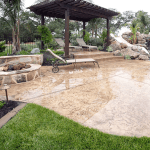 Pool Patio in St George by Blue Spruce Landscaping and Cement
